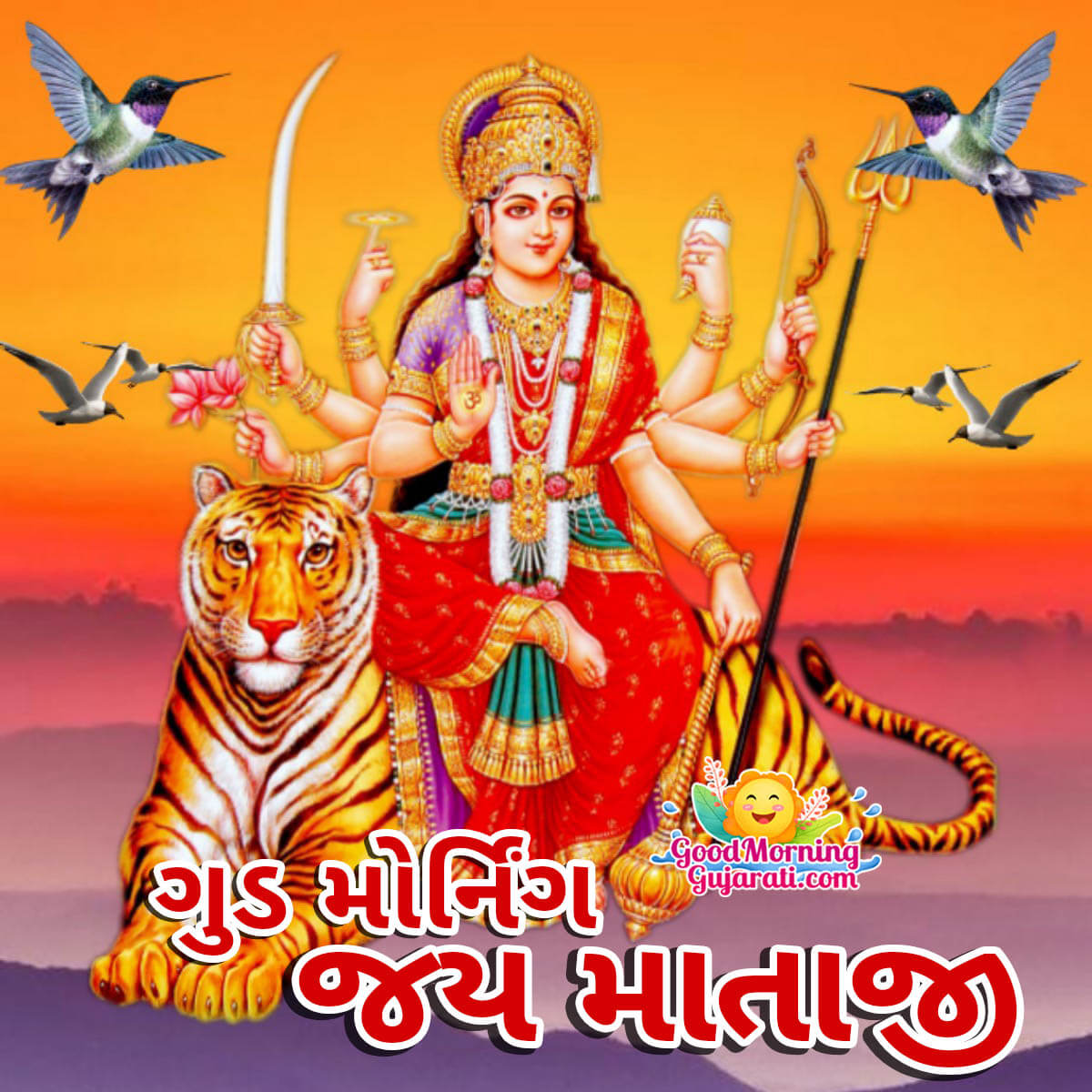Good Morning Durga Mata Pic