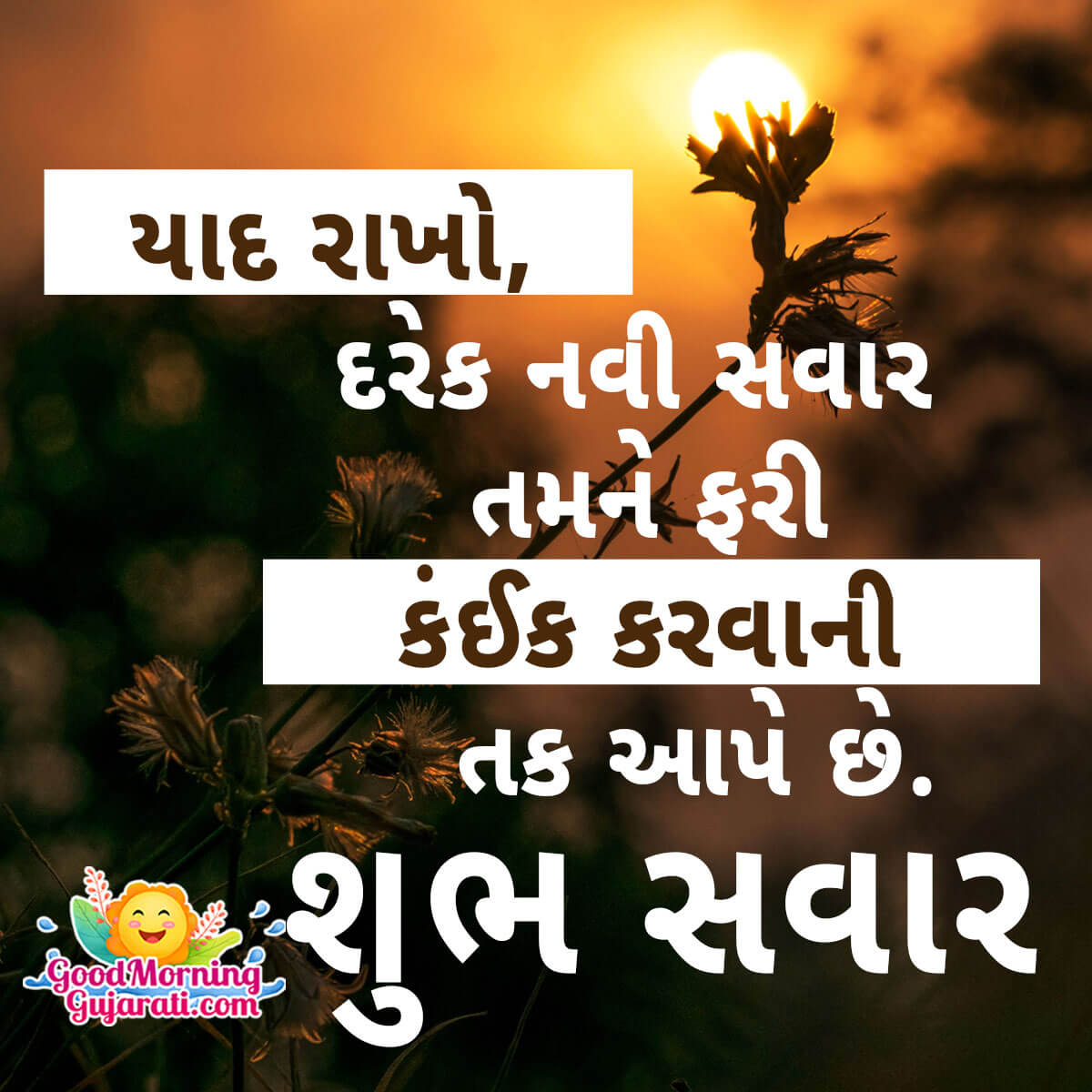 Shubh Savar Inspirational Message