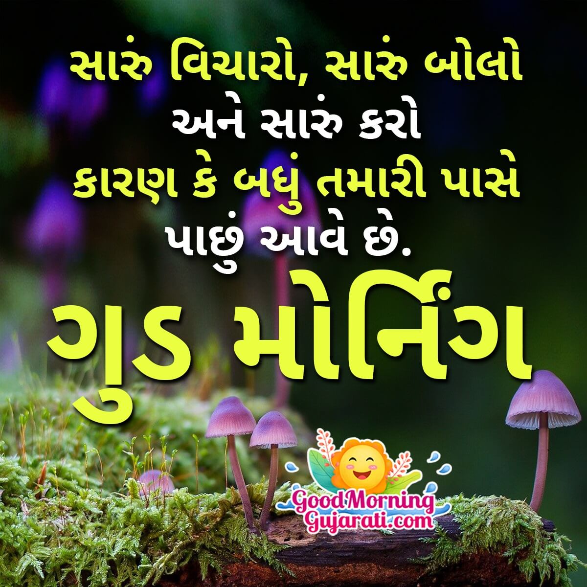 Good Morning Message In Gujarati
